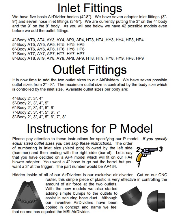 MSI Air Divider Adapter Y - Various Sizes - Image 3
