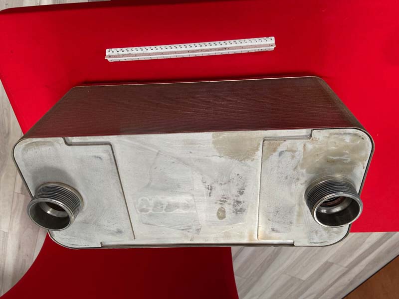 Flat Plate evaporator -refrigerant/liquid 970PSI test 316Lstain 360,000BTU HTGKK - Image 5