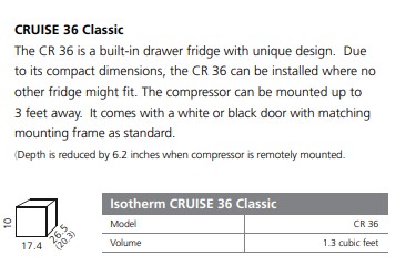 Isotherm Cruise Classic 36 Stainless Steel - Image 3