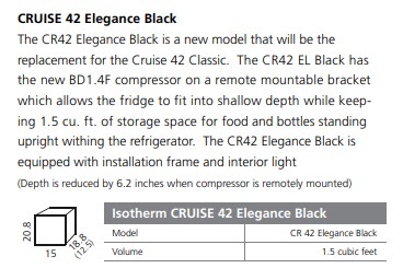 Isotherm Cruise Classic 42 Elegance Black - Image 3